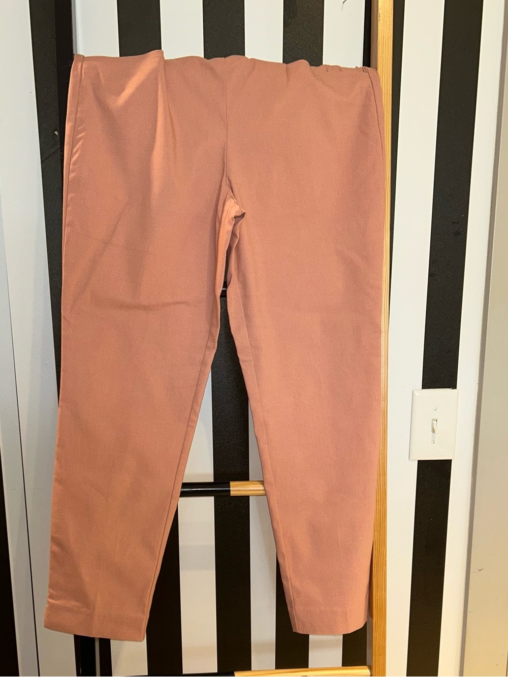 Van Heusen Dusty Rose Pull-On Ankle Pants
